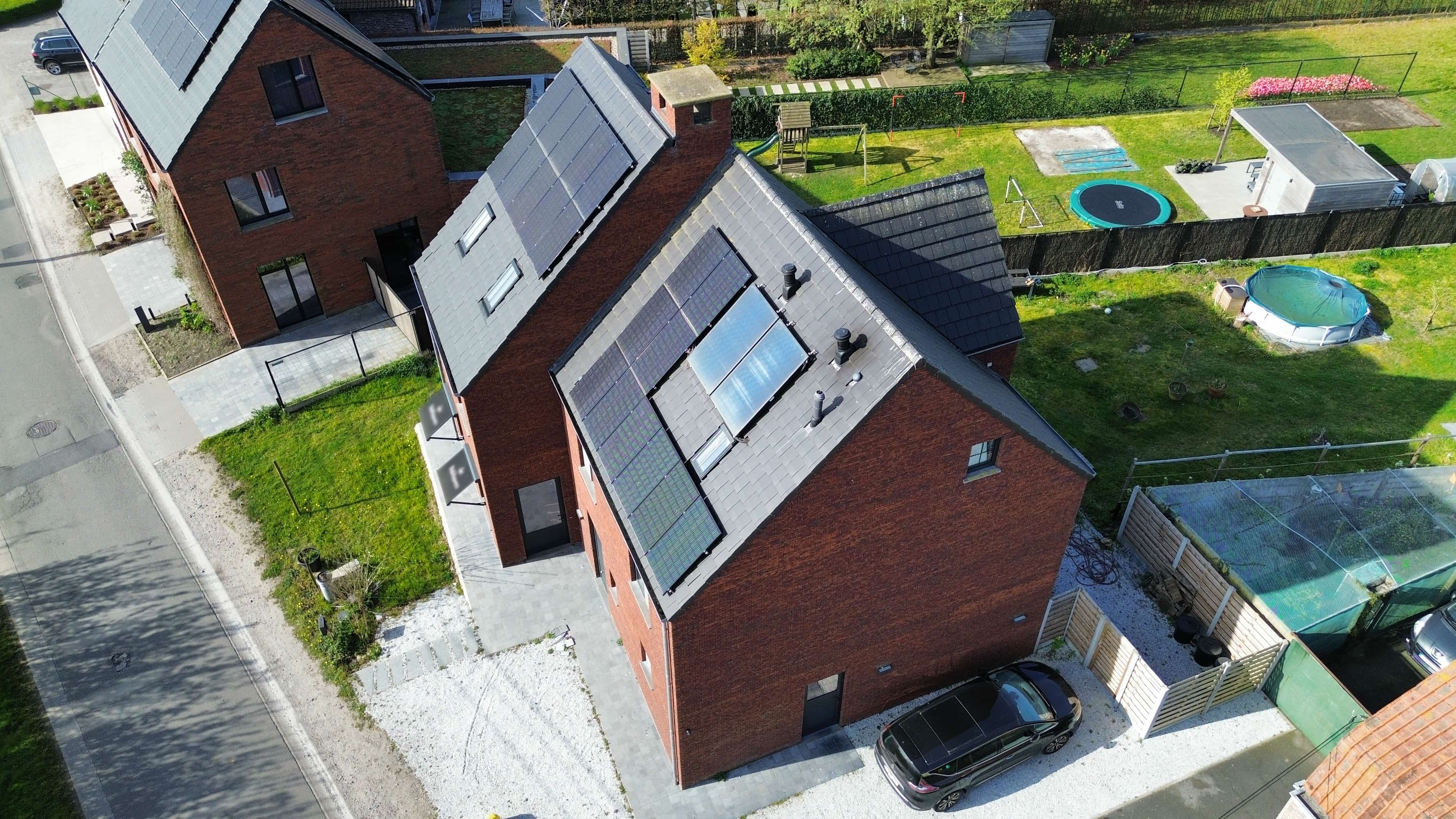 Drone overzichtsfoto vastgoed